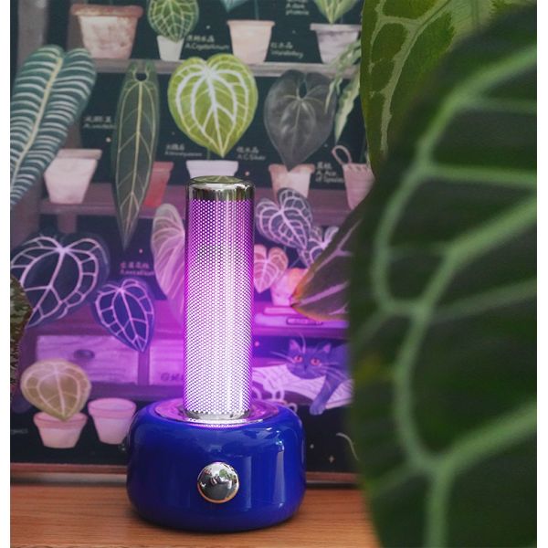 Colorful Tabletop Ambient Light Base Available in Three Different Colors for Bedroom