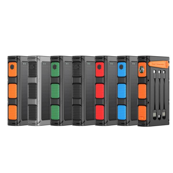 Centrale portative de lithium de câble intégré de systèmes solaires 10000mAh~30000mAh intelligent