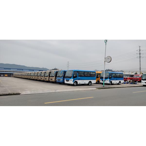 Ручная коробка передач 10-19 мест Электрический городской автобус с батареей 105 кВтч и дальностью 345 км