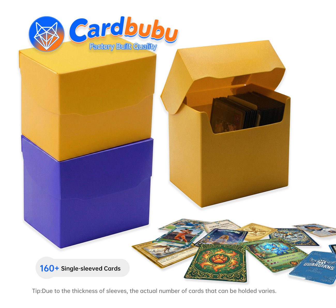 160 Card Custom Deck Box PT CG Plastic Kado Pokemon Tcg Starter Pack