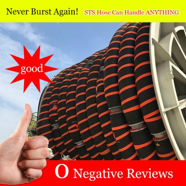 Leak Proof Floating Dredging Hose Multiple Layers Dredging Pipe For Mud Transport