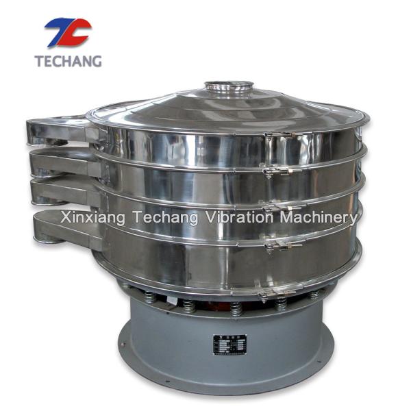 Circular Industrial Vibrating Screen , Fine Powder Vibratory Screen Separator
