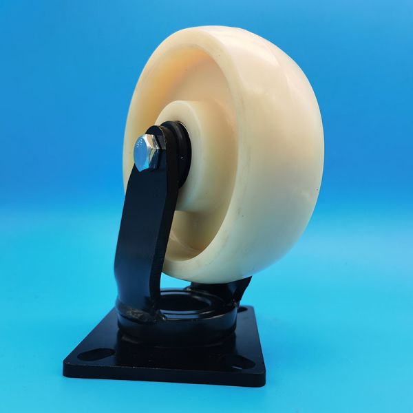 Non-Marking Industrial Casters Heavy Duty Wheels Nylon Casters Singel 8 Lockable Rigid Swivel Laboratory Table