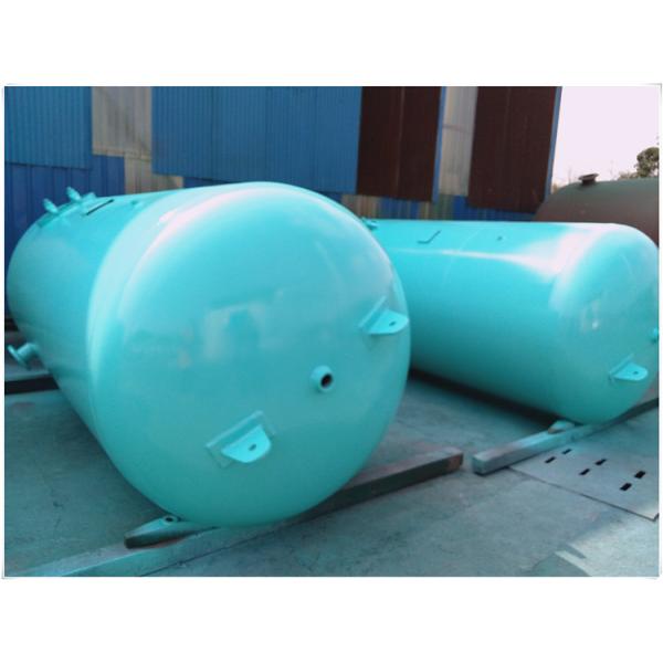 Blue Vertical Air Receiver Tank Pressure Vessel , Low Pressure Air Compressor Holding Tank