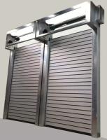 Porta em espiral de sensor fotoelétrico de velocidade -20\u2103~ 50\u2103 Intervalo de temperatura Controle PLC Porta automática de alta velocidade