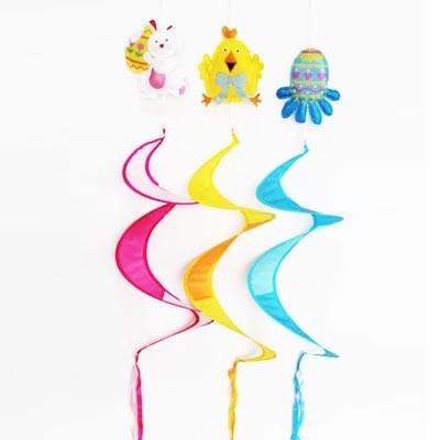 Seasonal Wind Spinner Bunny Chicken Egg