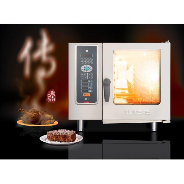 Коммерчески электрическая печь печь Комби, 6 полноразмерное (лотки 1/1) ГН Гастронорм