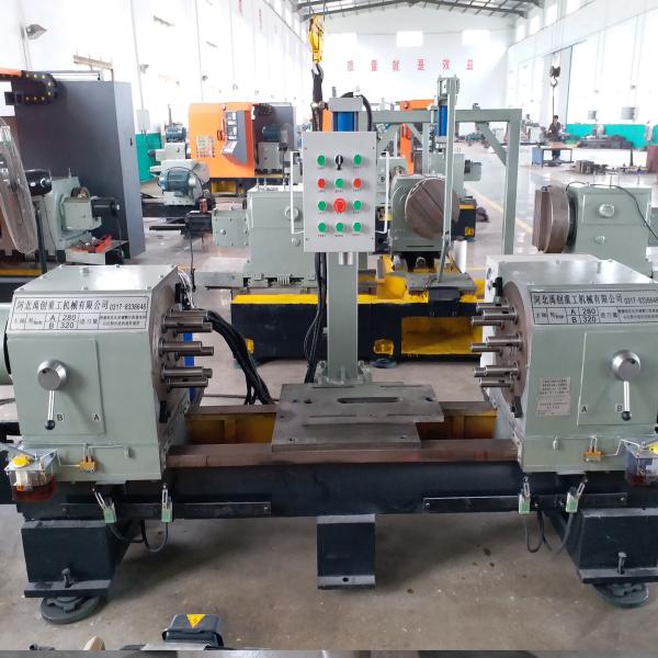 Double-Sided Multi-Hole Drilling Machine For Valve Flanges Tees  High-Speed PLC Control
