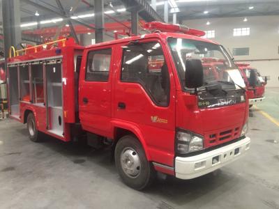 China Mini 88KW ISUZU 2000L Espuma Água Veículo de Combate a Incêndio