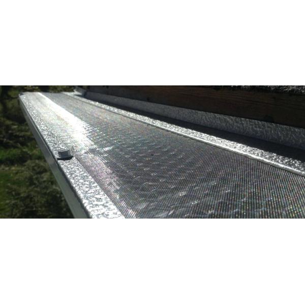 PVC Dipping Mesh Gutter Guards With Plate 11 - 100mm Short Pitch Red Color