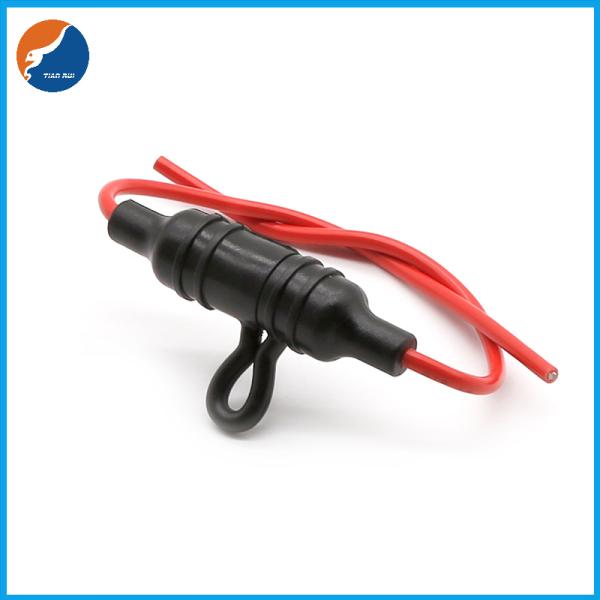 PVCハウジング IP65 IP67 防水インラインヒューズホルダー 6x30mm ガラスセラミックヒューズ用