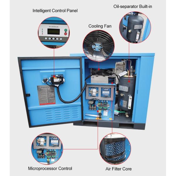 Oil Less 30kw 40hp Industrial Screw Air Compressor For Textile