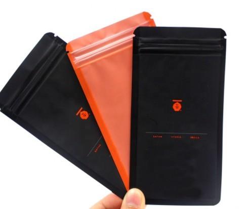 High Quality Biodegradable Smell Proof Matte Black k Plastic Packaging Bags