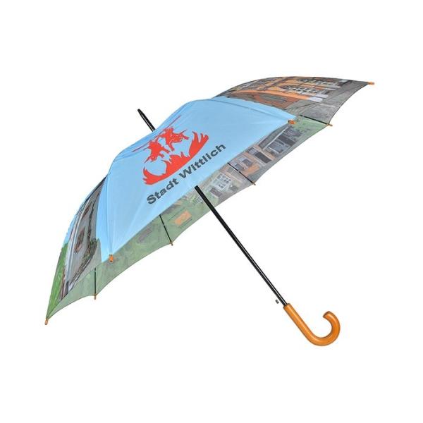 Diameter 120CM Promotional Printed Umbrellas , Firm Grip Large Golf Umbrella