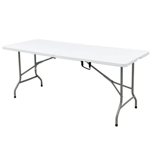 Modern Design 6FT Plastic Folding Table for Easy Carrying at Outdoor Garden