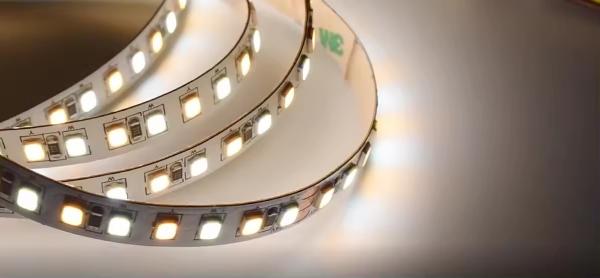 Flexible LED SMD 2835 LED Strip 120leds/M 10mm LED Strips CCT Adjustable 1800K-6500K Warm White Cool White Dual Colors