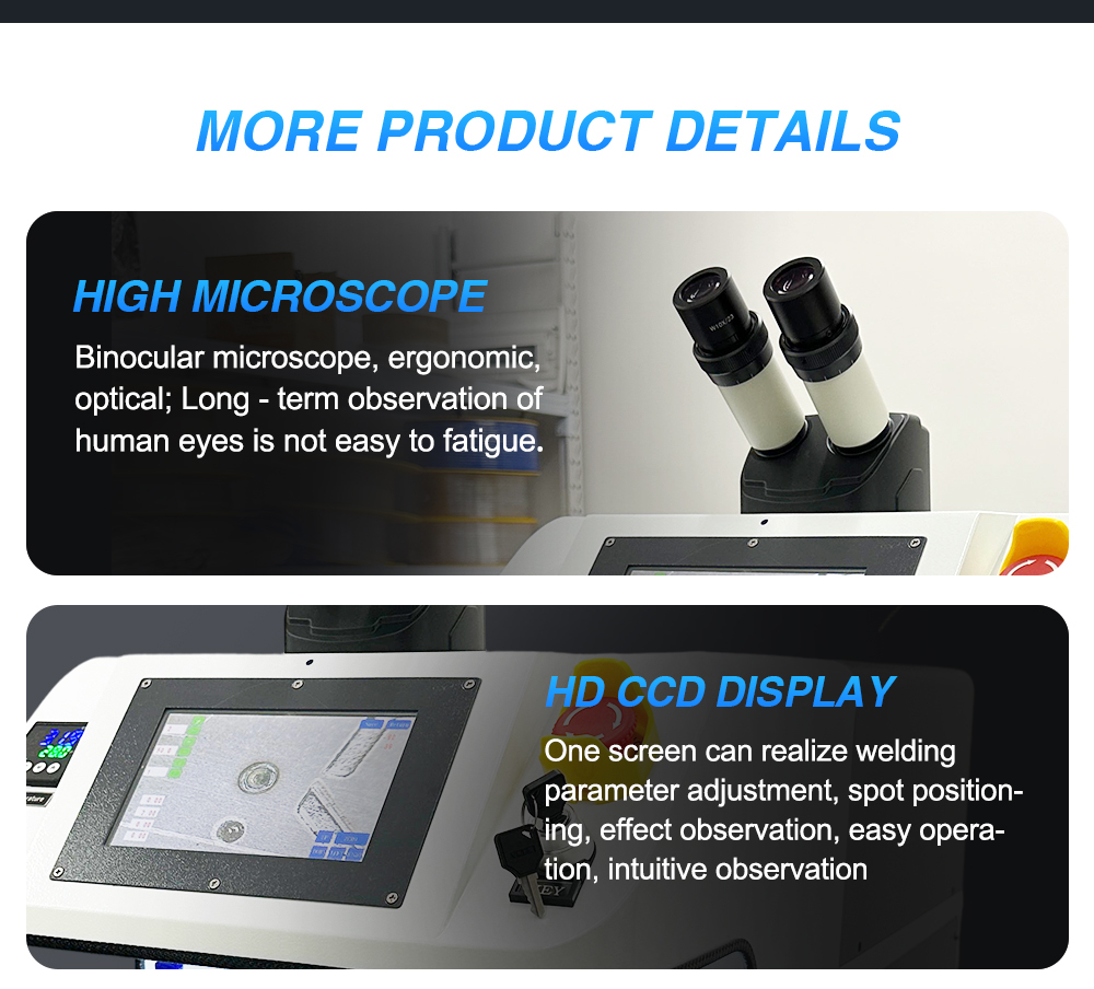 150W 200W Desktop Jewelry Laser Welder Mini Gold Silver Spot Welding Machine for Dental Repair