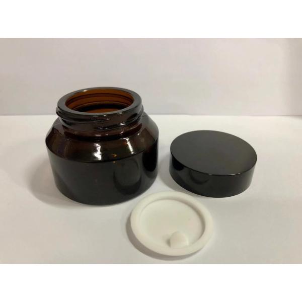 стекло 30г 50г многоразовое темное янтарное раздражает Креам бутылки для упаковки косметик стеклянной косметической