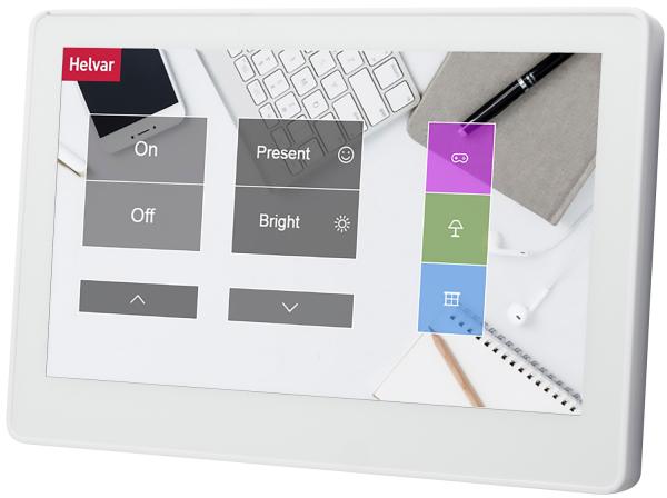 Customized Front NFC Reader Wall Mounted 7 Inch Android Control Tablet POE DC 12V Powering