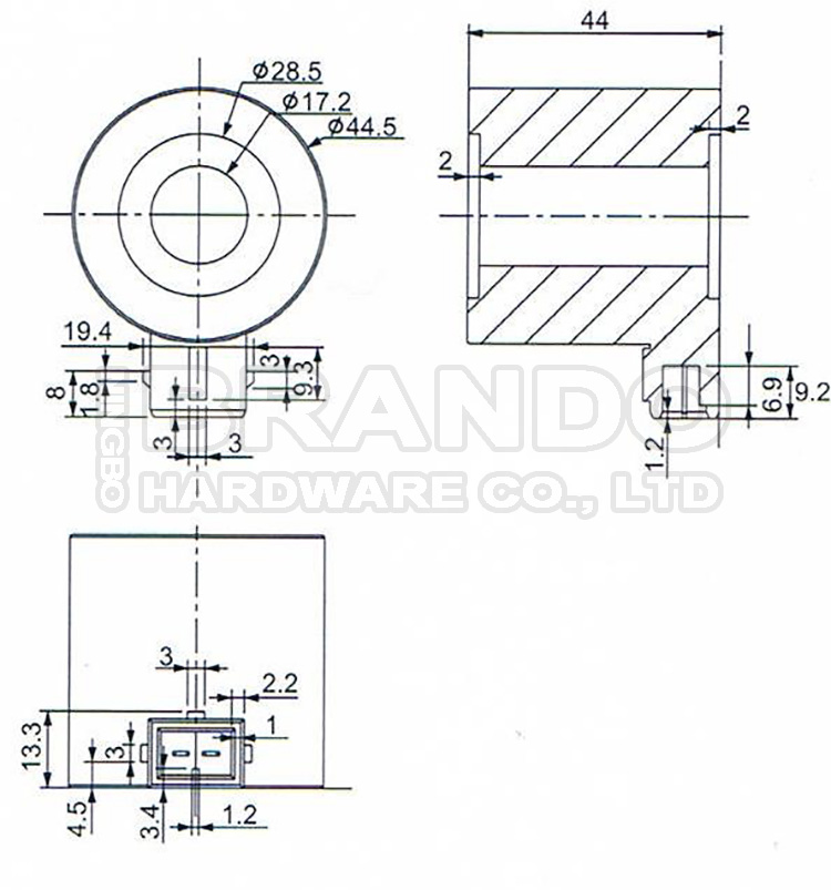 12V катушка соленоида DC 18W для регулятора редуктора LPG CNG C08 D08