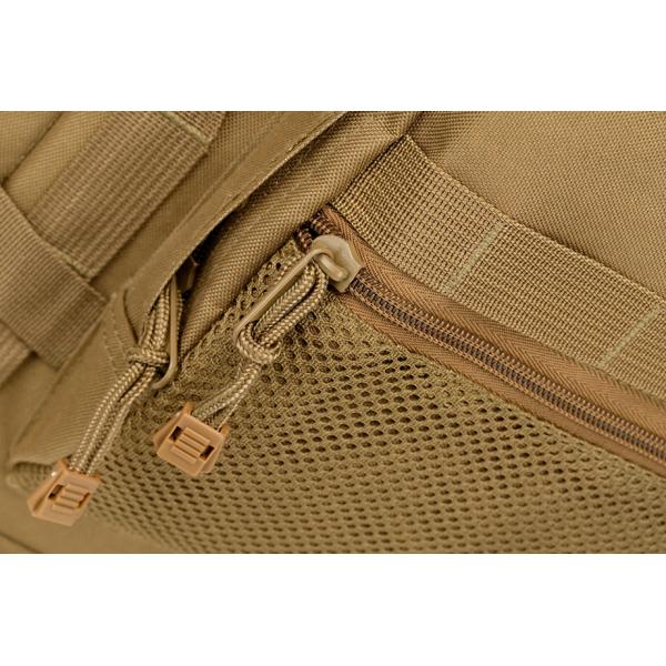 Large Capacity Black Backpack for Outdoor Sport made of PVC Lining and 600D Polyester