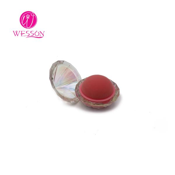 Wesson Beauty Mini Round Blush Diamond Shaped Makeup Sponge Brush