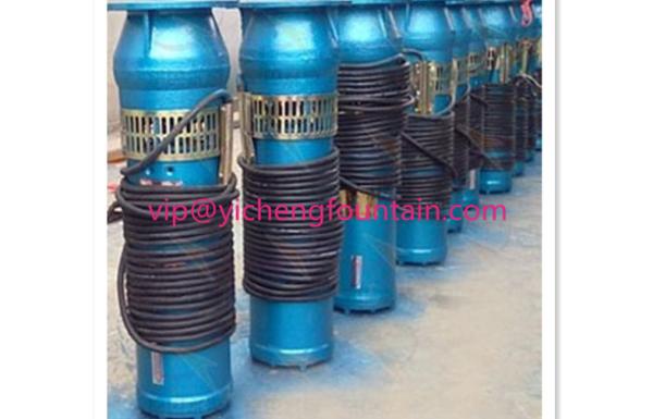 Cast Iron Underwater Submersible Fountain Pumps For Water Fountains Flange Connect Submersible Type