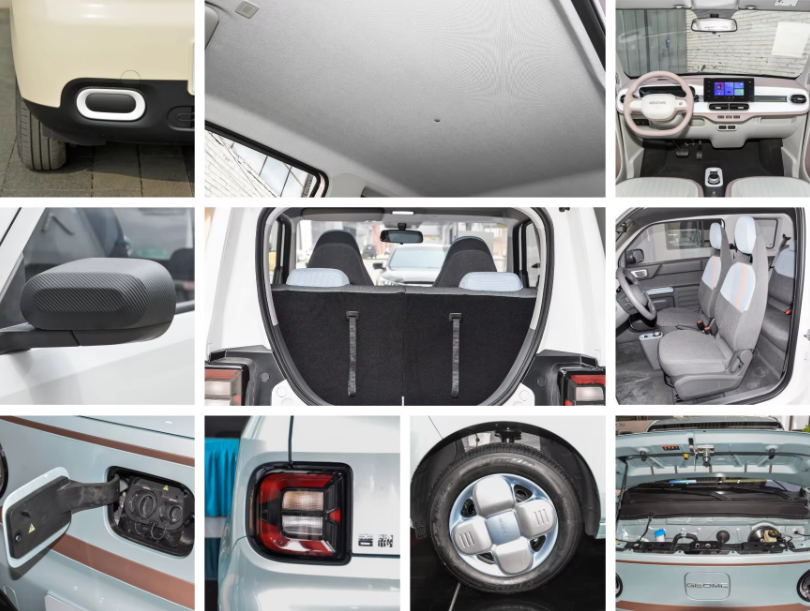 Geely Panda Mini EV Electric Car 120km Range 4 Seater Left Steering