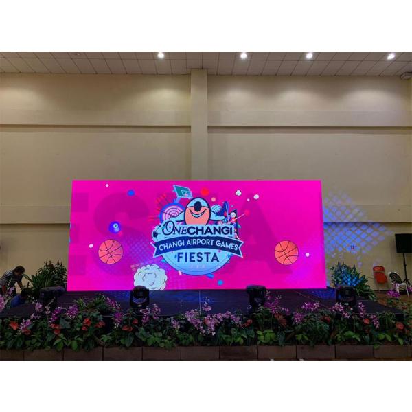 3840Hz/s Refresh Rate Indoor Rental LED Display Easy Connection Synchronization Control