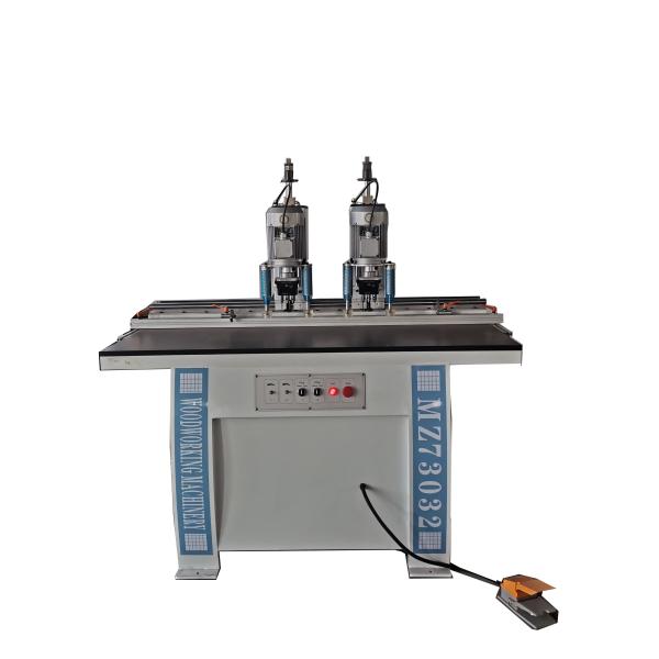 Max. Drilling Diameter 50mm Cabinet Double Two Heads Wooden Door Hinge Boring Machine