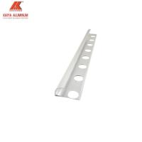 OEM T3 en aluminium décoratif de l'équilibre 6063 de tuile ronde argentée brillante a anodisé