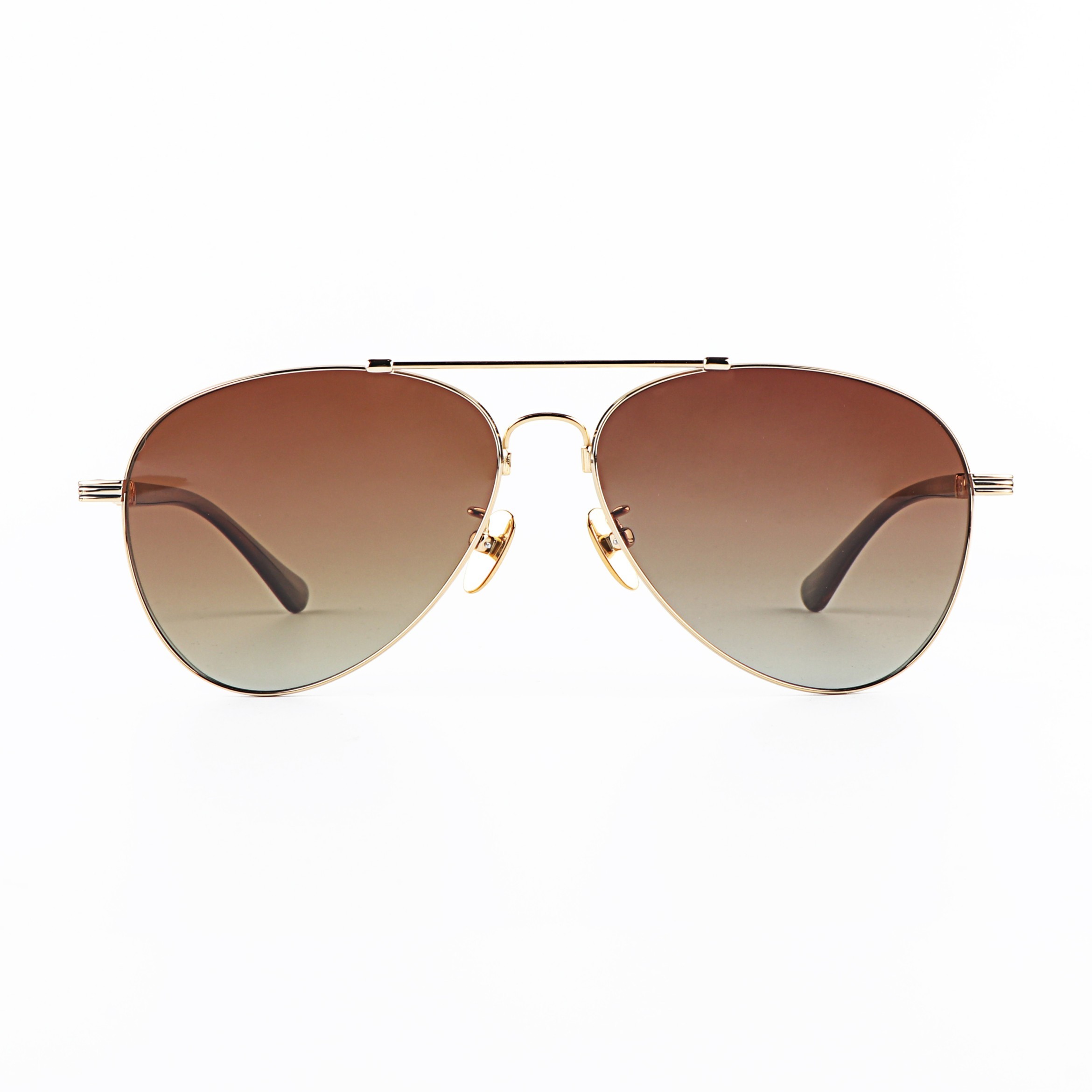 Hot Selling 2026 Trendy Unisex Thin pilot Double Bridge Oval Sun Glasses Running Sport Custom logo Sunglasses China Manufacturer