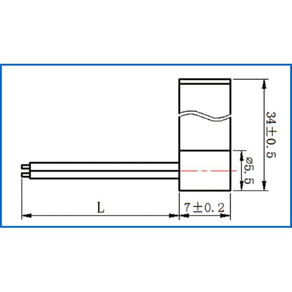 4.7k зонд температуры термистора ома 3950 алюминиевый для автомобильной батареи лития
