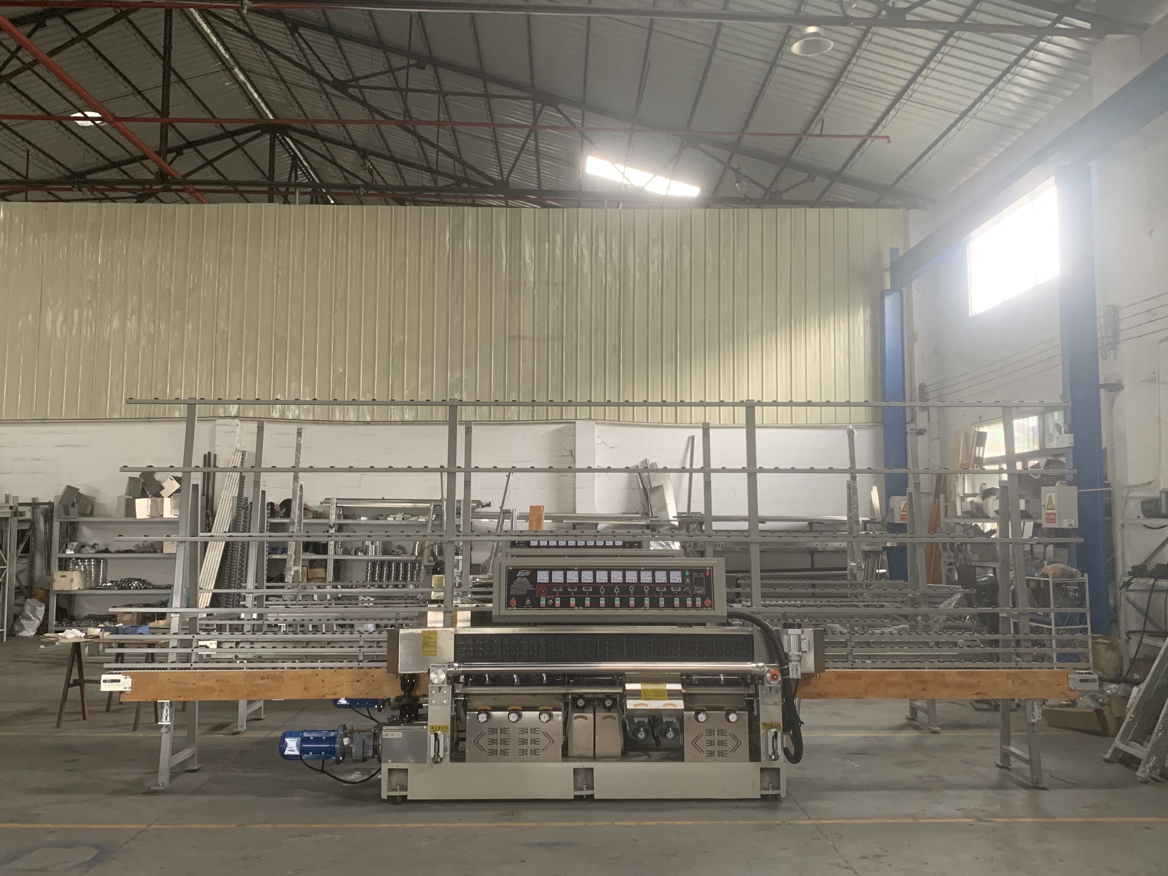 Vertical 9 Spindles Industrial Glass Edging And Polishing Machine OEM Avalialbe