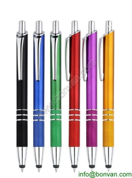touch stylus pen, metallic promotional logo pen,touch stylus ball pen
