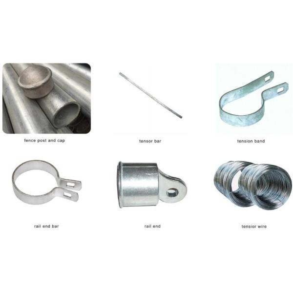 Residential Wire 10ft Steel Chain Link Fencing Galvanized