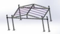 OutdoorAlloy Truss Concert Stage Alumínio Iluminação Truss Techo Sistema