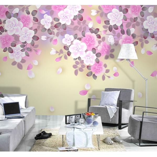 HS-049 Flower Series Living Room Custom Design Interior Decoration Wallpapers