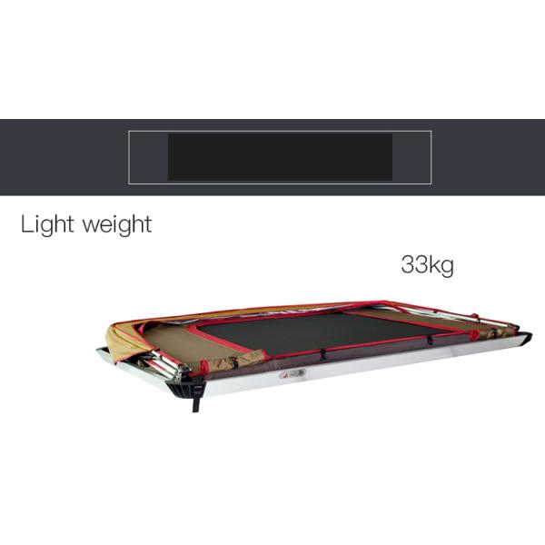 Ultra-thin and Ultra-light One Bedroom Roof Top Tent T1000 for Field Game Enthusiasts