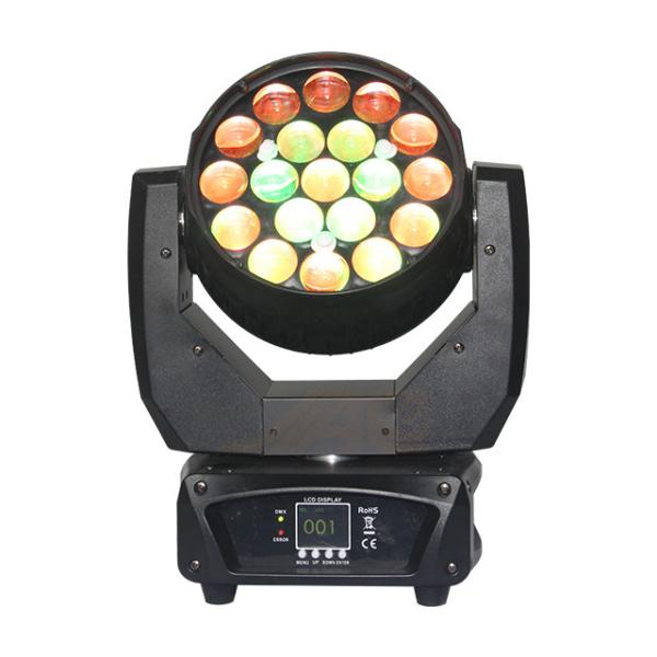 19*12W Lens 8° LED Moving Head Light For Nightclub