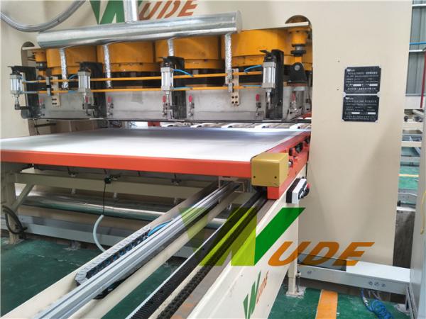 Melamine Short Cycle Furniture Laminating Line Two Sides With Temperature Control