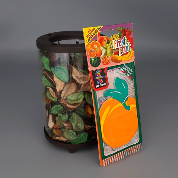 Fresh Fruit Fragrance Hanging Paper Air Freshener For Restaurant