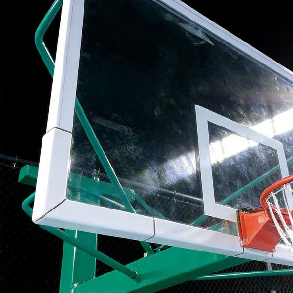 Heavy-Duty Adult Outdoor Basketball Stand with Movable Standard Frame for School Square or Home Use