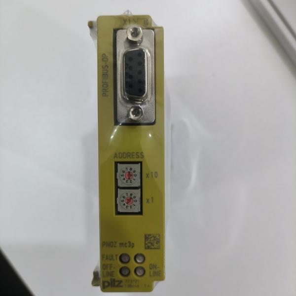 773721 Pilz PNOZ Mc 3p PROFIBUS-DP Communication Module 24VDC Base Unit Expansion 9 Pin Sub-D Female Connector