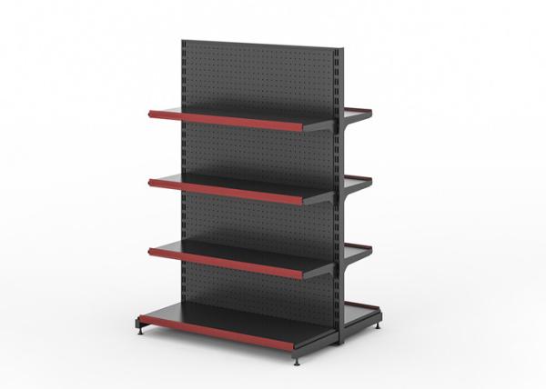 Space Saving 400kg Supermarket Display Racks Corrosion Protection