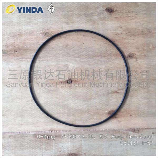 O - Selagem do gás do Crosshead da bomba de lama do anel Φ190×3.55 para os pistões do cilindro hidráulico
