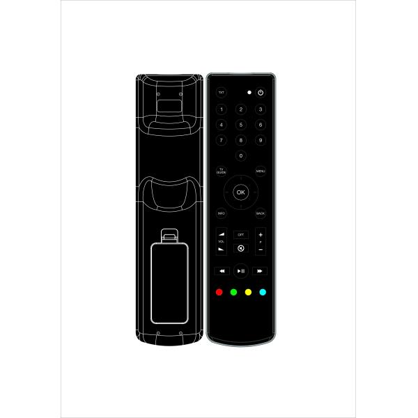 Fully Compliant  Bluetooth Remote For Smart Tv Customer Centric Approached Button