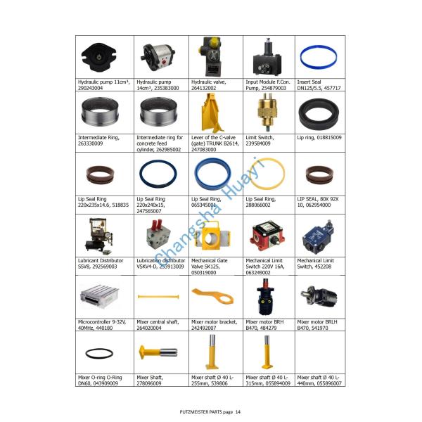 032 Coupling sleeve for boom pump main shaft