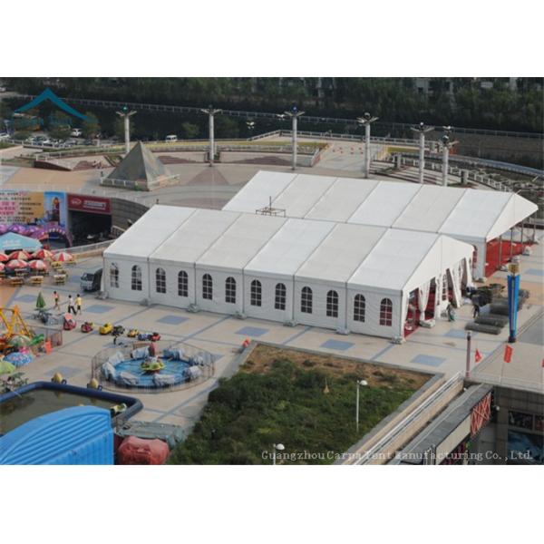 Curtains Exhibition Tents High Pressed Orange Black Green 40m*60m