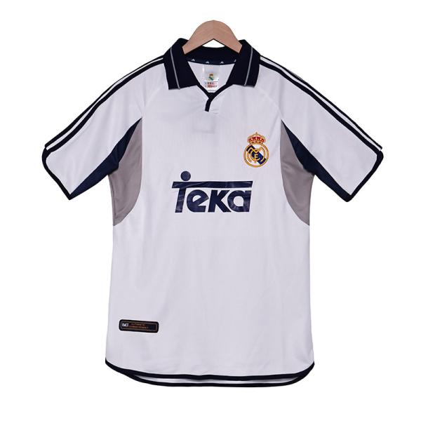 Real Madrid 2000 Retro Home Fan Edition Jersey Pays Tribute to the Galacticos Era